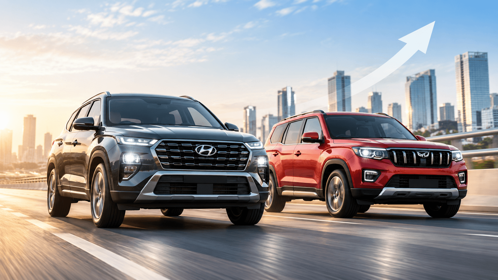 HUNDAI AND MAHINDRA 