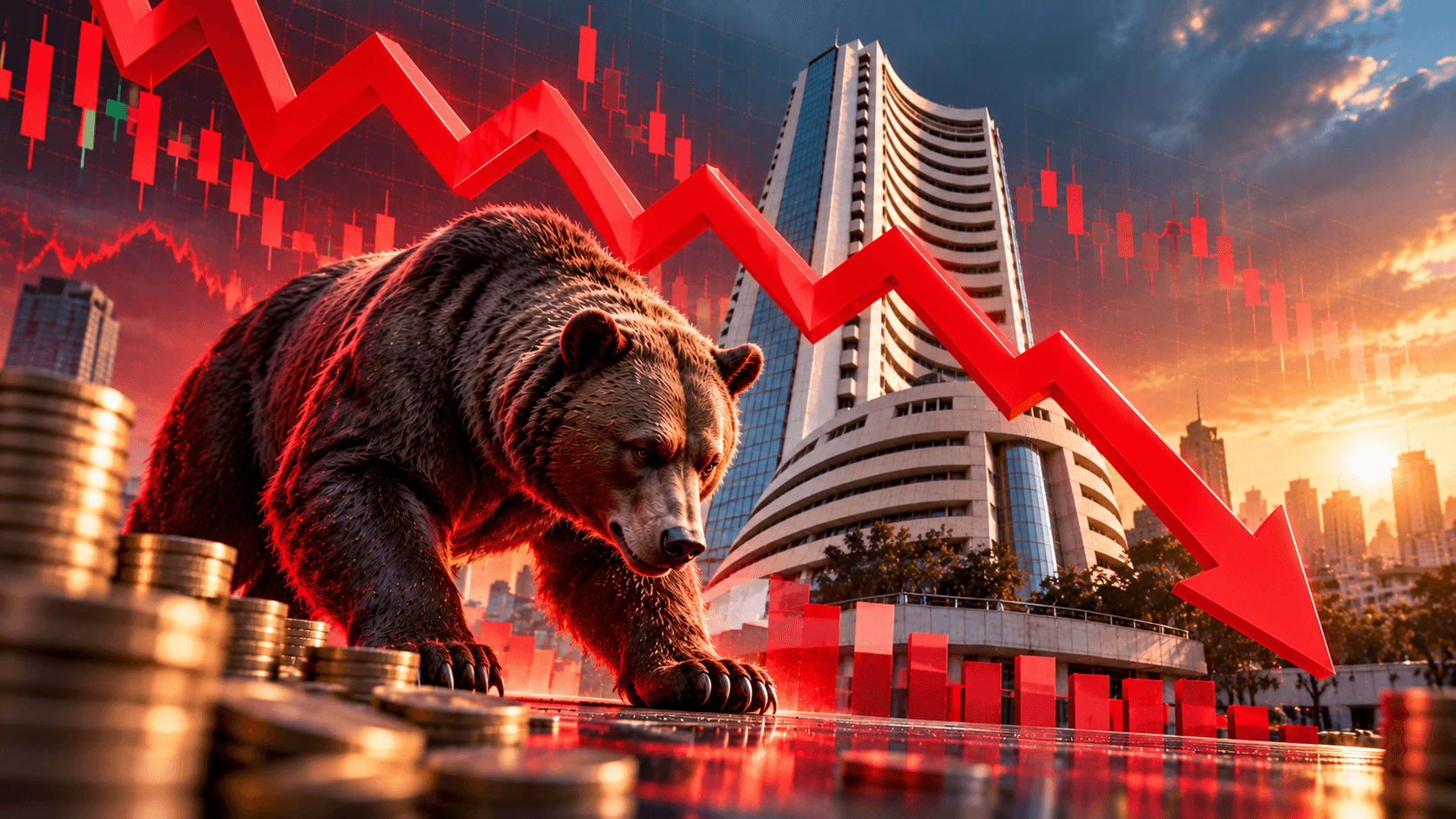 Stock market down
