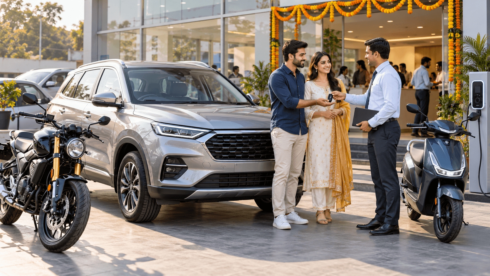 તહેવારો પહેલાં ગુજરાતના Auto Marketમાં ધરખમ તેજી: EVનું વેચાણ 62.7% વધ્યું