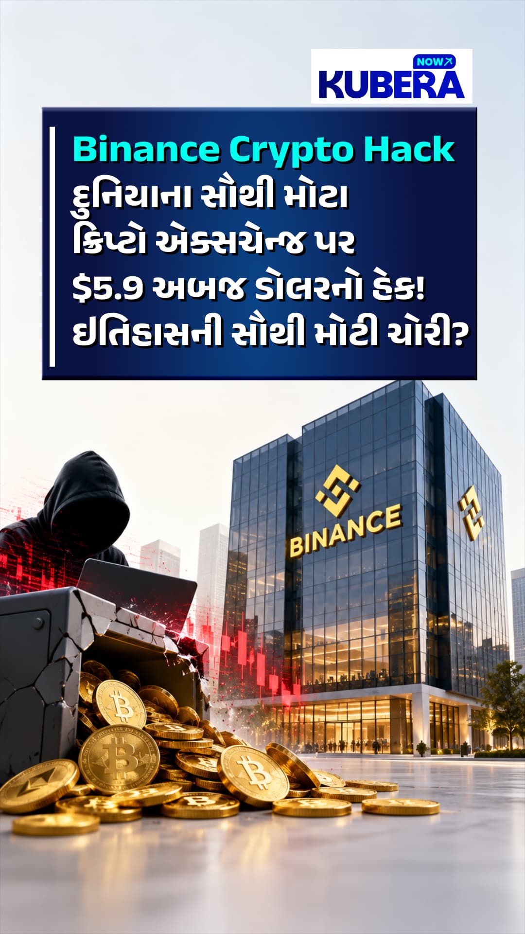 Binance Crypto Hack: દુનિયાના સૌથી મોટા ક્રિપ્ટો એક્સચેન્જ પર $5.9 અબજ ડોલરનો હેક! ઇતિહાસની સૌથી મોટી ચોરી? 