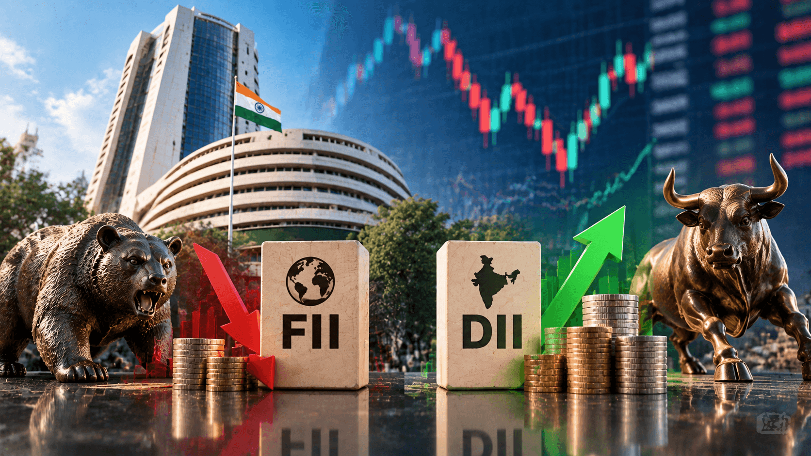 FII DII