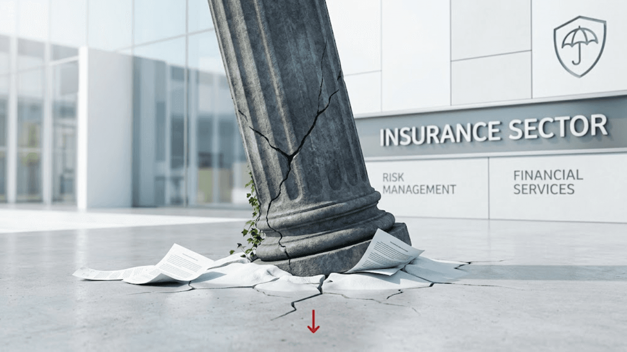 Insurance stocks down