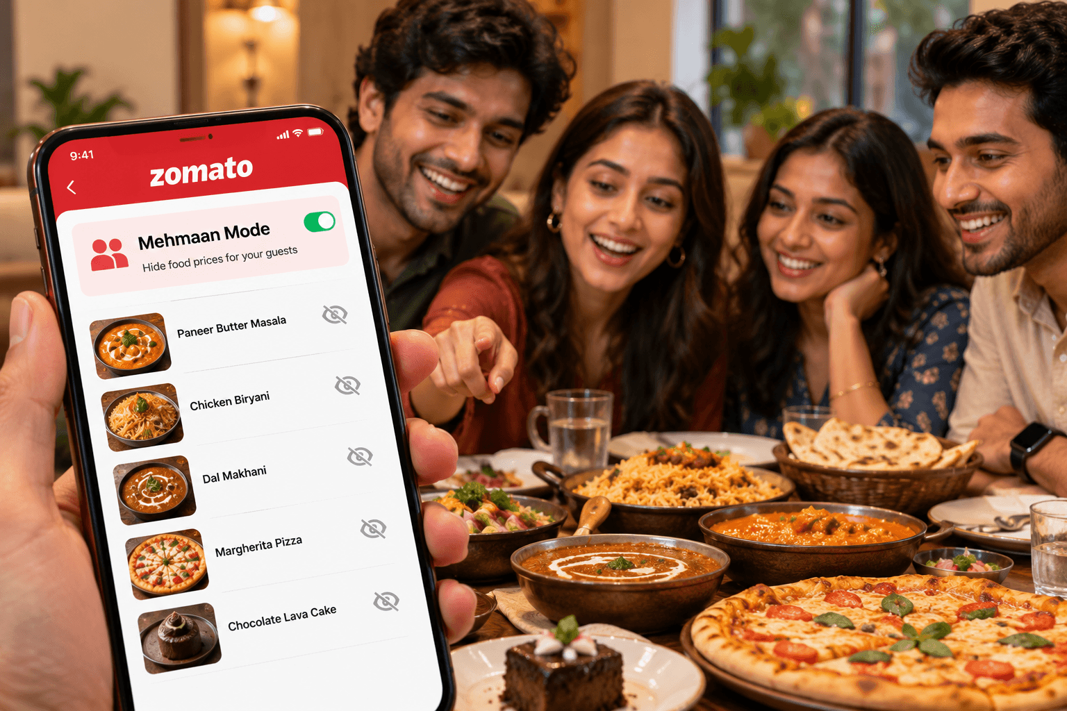 ભોજન મહેમાનની પસંદનું, બિલ યજમાનનું! Zomato લાવ્યું ‘Mehmaan Mode’ ફીચર