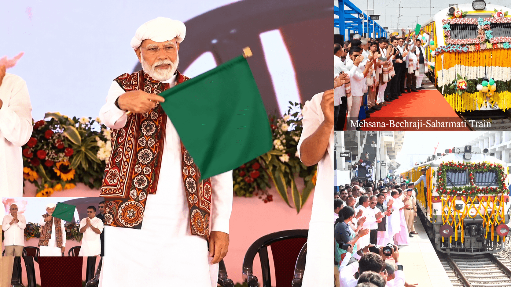 PM Modi Gujarat Visit: પાટા પર વિકાસની નવી ગતિ! ગુજરાતમાં બે નવી ટ્રેનોથી આર્થિક પ્રવૃત્તિઓને ટેકો