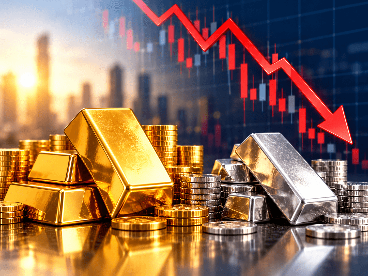 Gold Silver Price Today: સોનું-ચાંદી ફરી ગગડ્યાં, MCX પર સોનું ₹1.42 લાખની નીચે, ચાંદી ₹1.86 લાખ નજીક