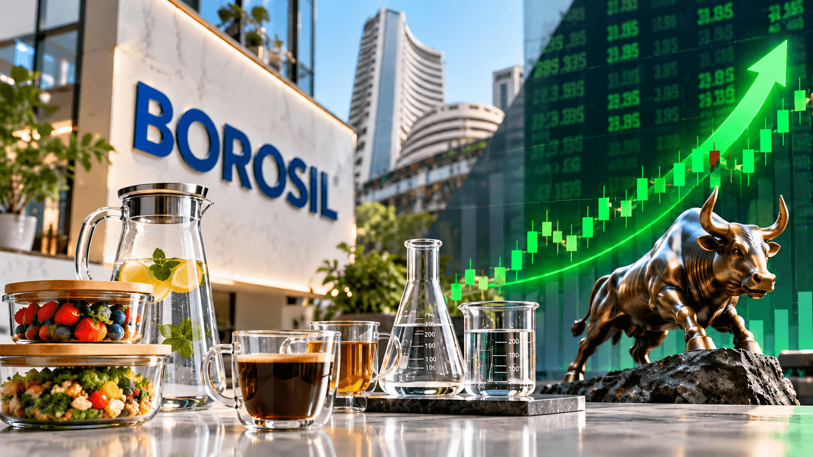 Borosil શેરમાં અપર સર્કિટ, Q2 નફો 40.5% વધતાં રોકાણકારોમાં ઉત્સાહ